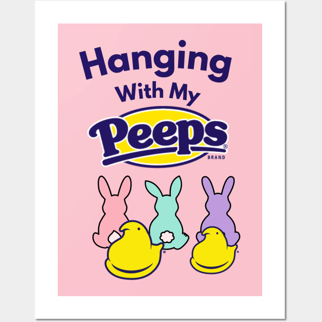 Hanging With My Peeps Easter Wall Art by Aldrvnd
